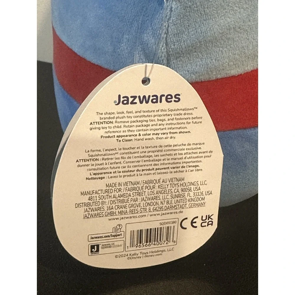 Disney Squishmallows Genie Aladdin Blue Plush Jazwares Kelly Toys 8 Inch NWT